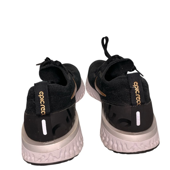Nike Epic React Flyknit Sneakers Women's size 8 in Copper Flash / Black - Picture 4 of 7